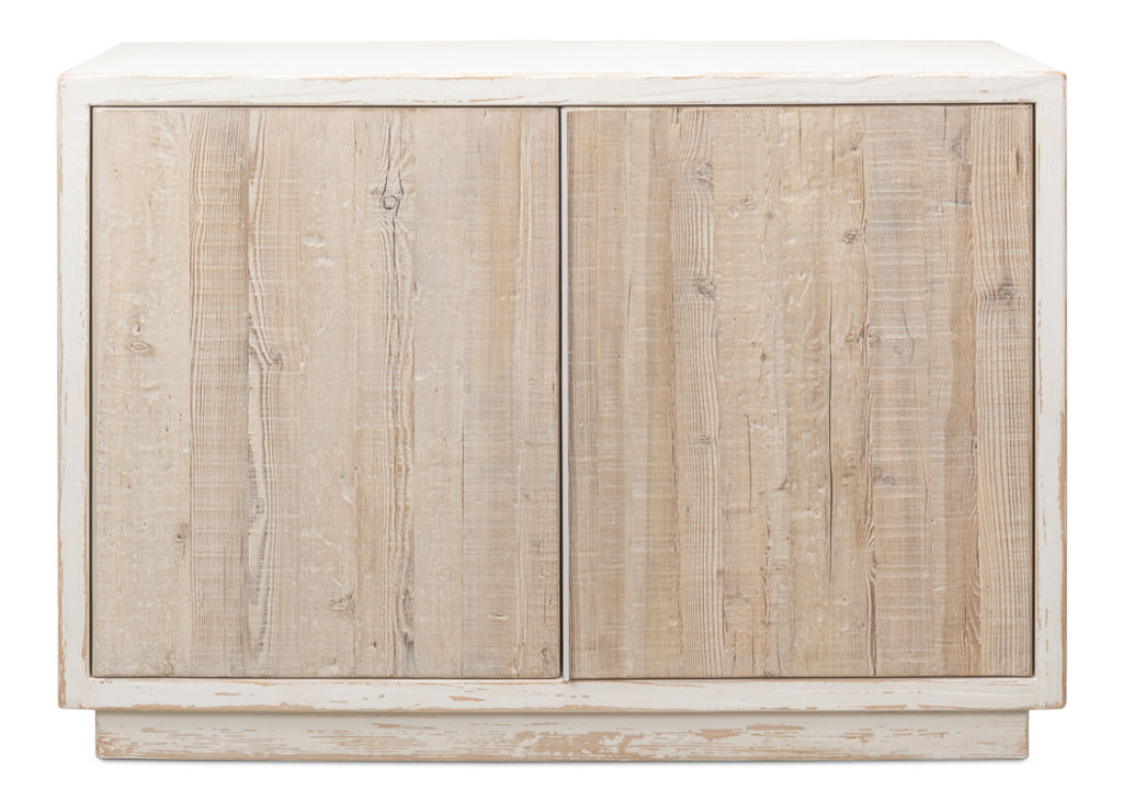 Stone Washed Doors Commode W/2 Doors