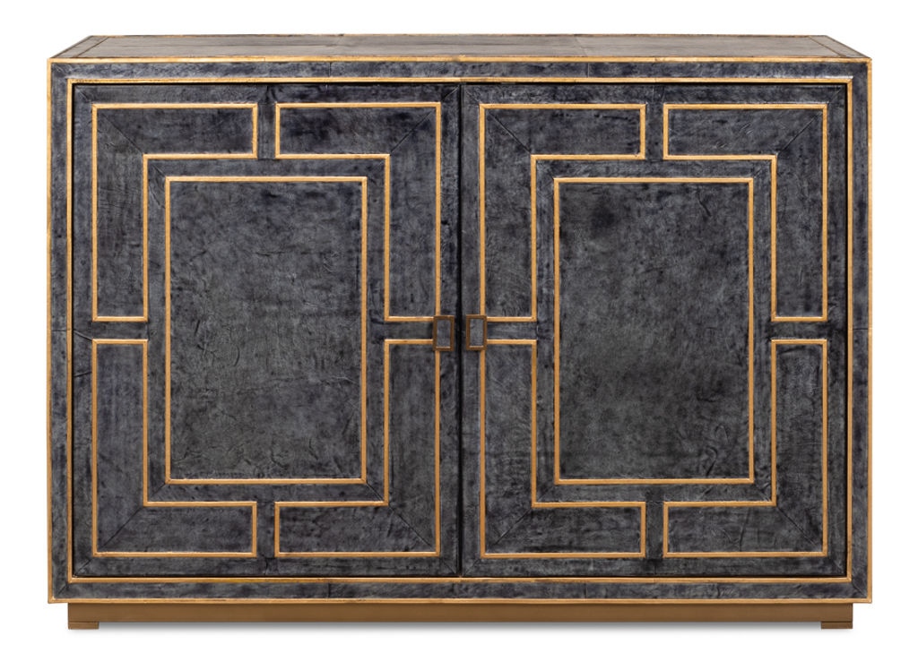 Bel Air Blue Leather Buffet
