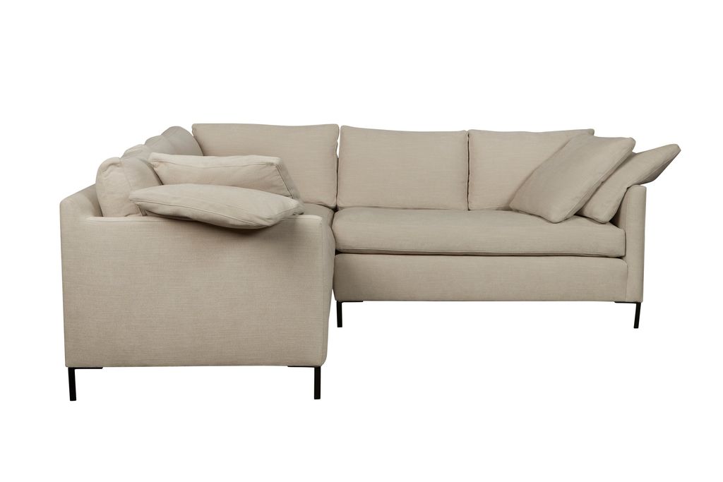 Radley 2 Arm Sectional in Jd Velluto Midnight Fabric