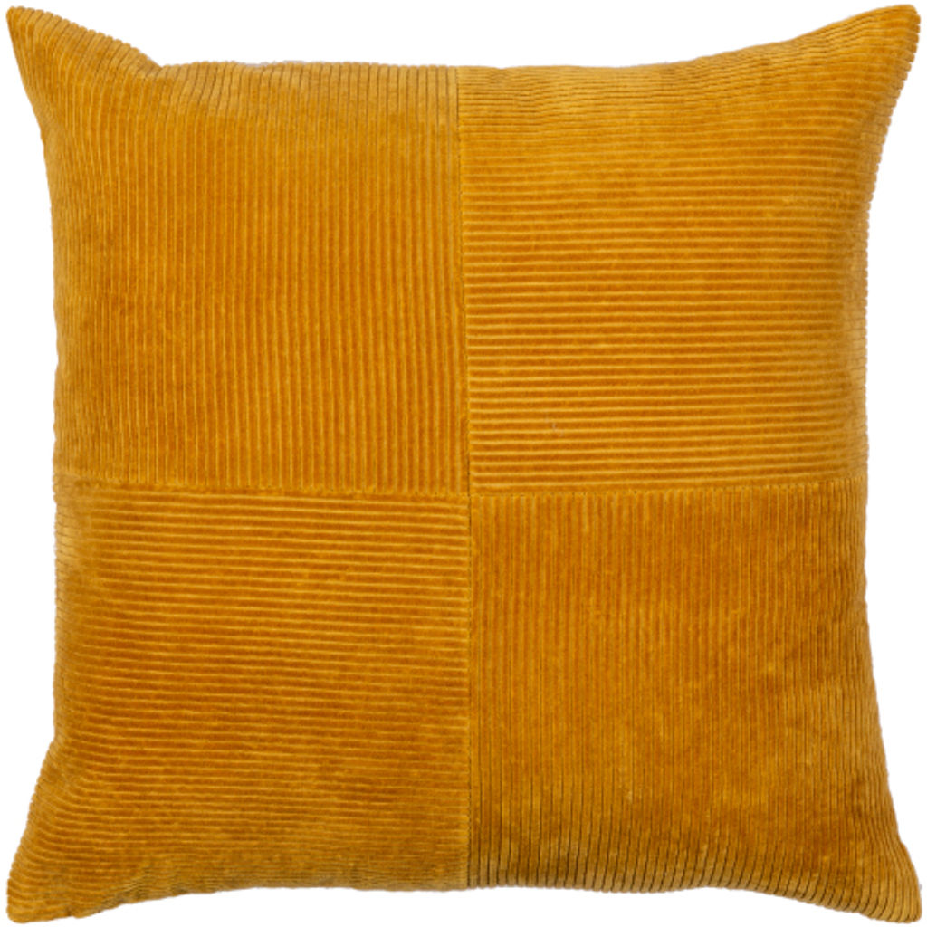 Corduroy Quarters 18" X 18", Pillow Shell Only