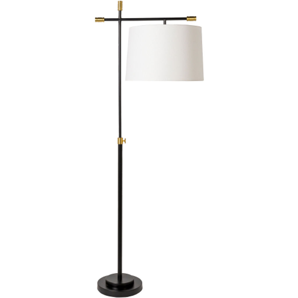 Preview image for Aberdeen Floor Lamp, Ivory Linen Shade