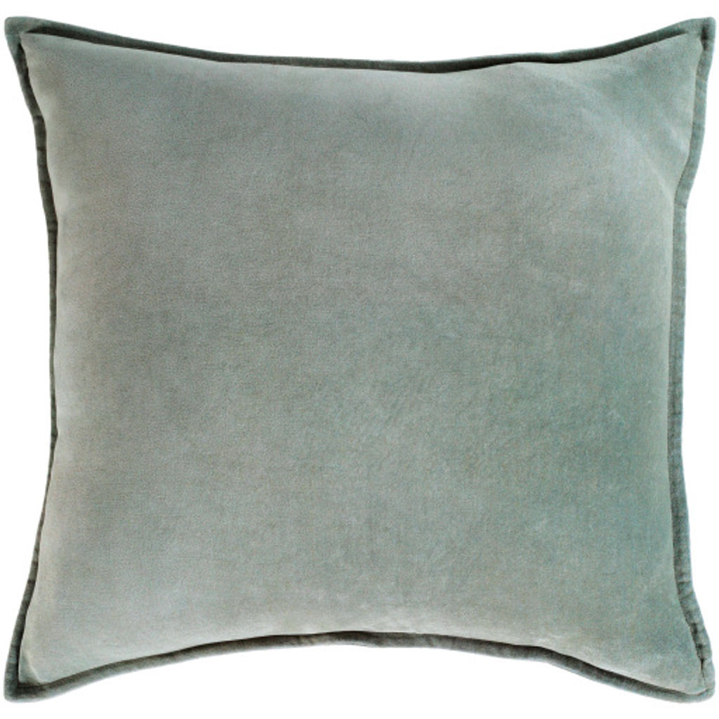 Preview image for Cotton Velvet Pillow Shell With Down Insert, 22" X 22"