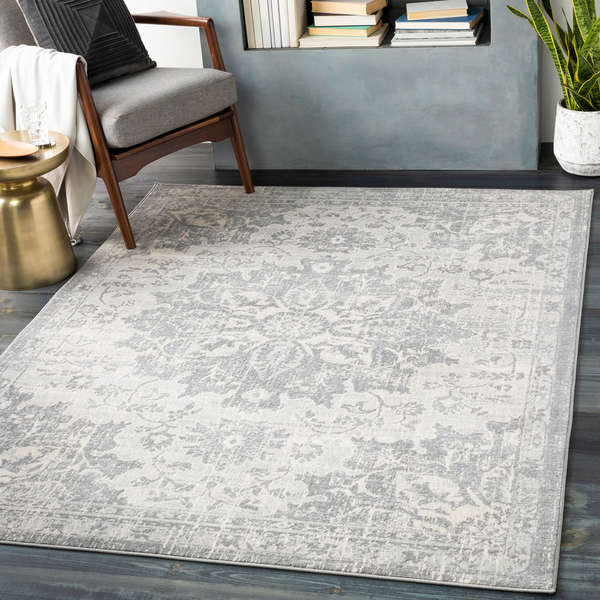 Monaco 8'10" X 12'3" Rug, Silver Gray