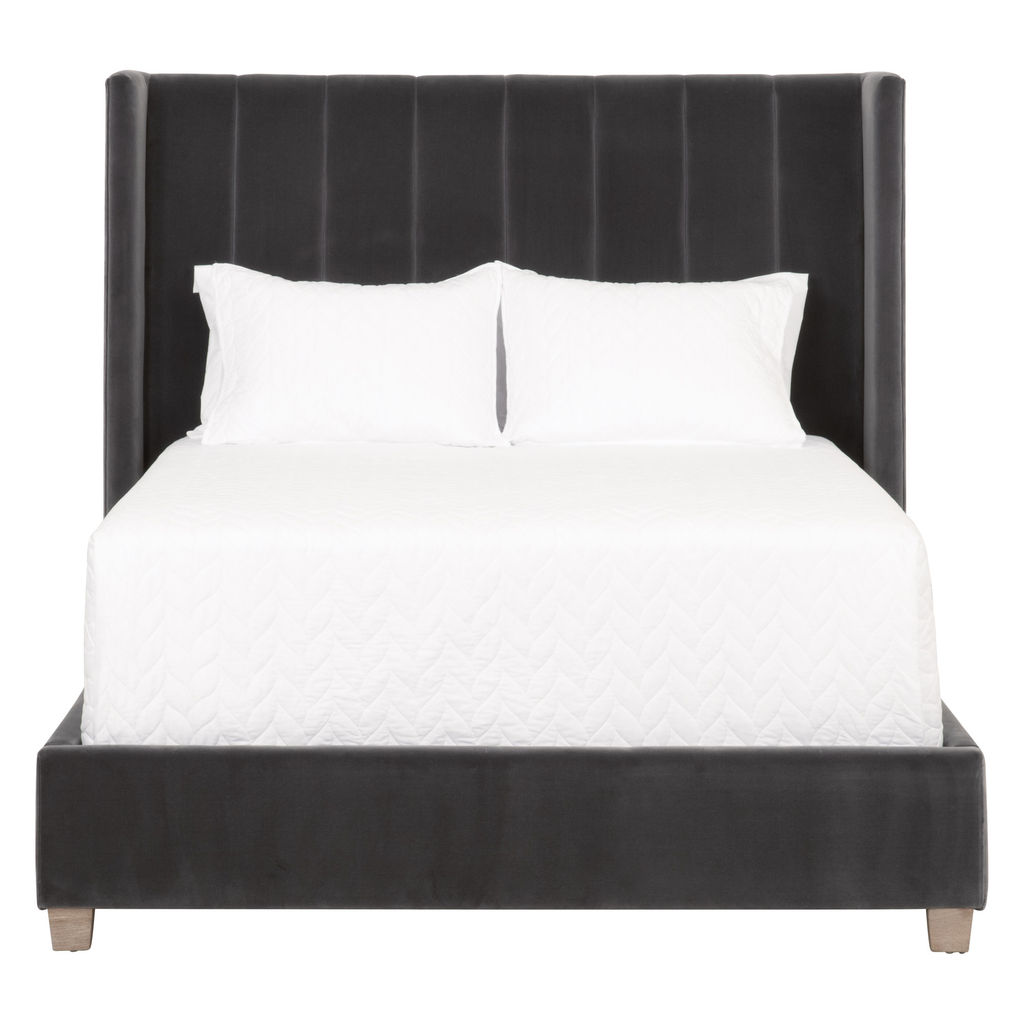 Queen Bed, Velvet Natural Gray Oak