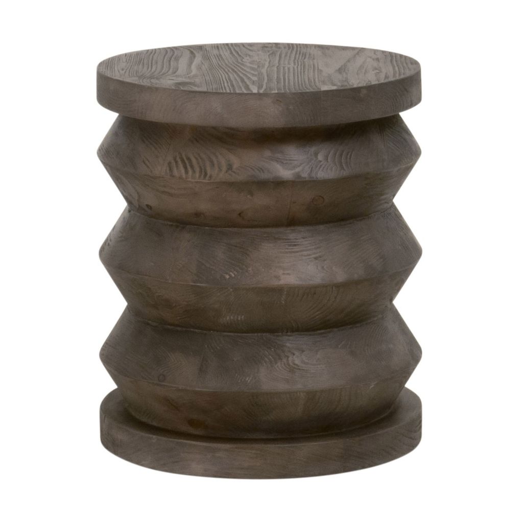 Pier Accent Table, Drift Brown Pine