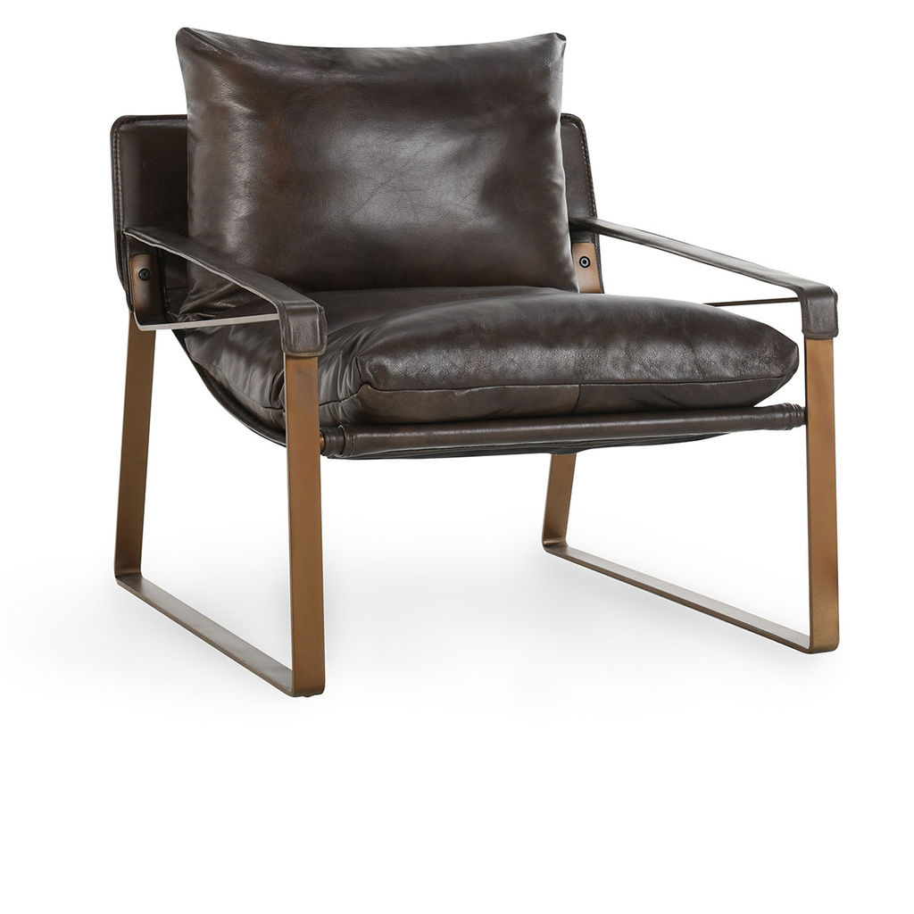 Morgan Accent Chair, Truffle Brown