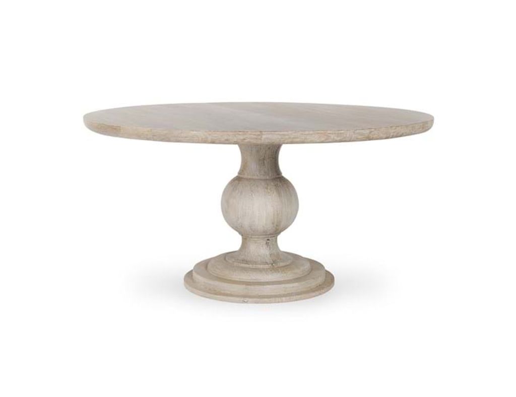 Mango Wood 60" Round Dining Table