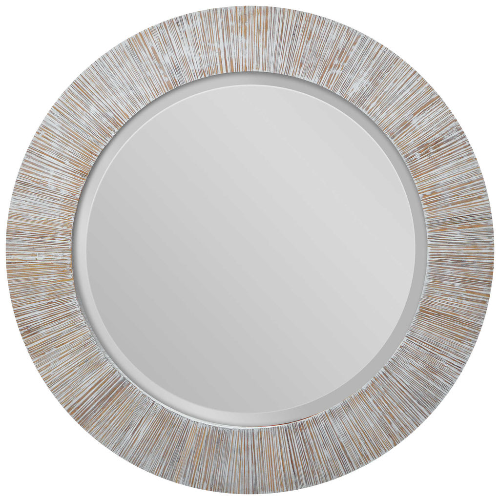 Round Mirror, Whitewash