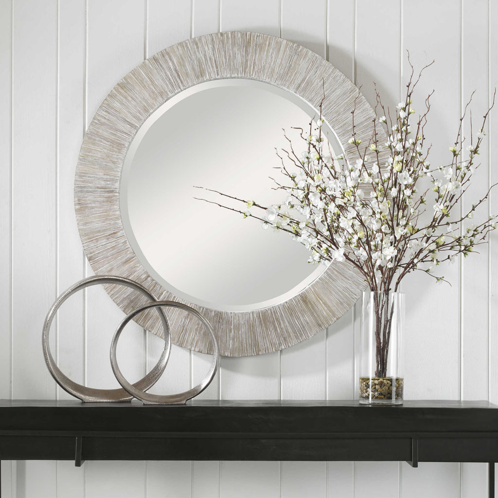 Round Mirror, Whitewash