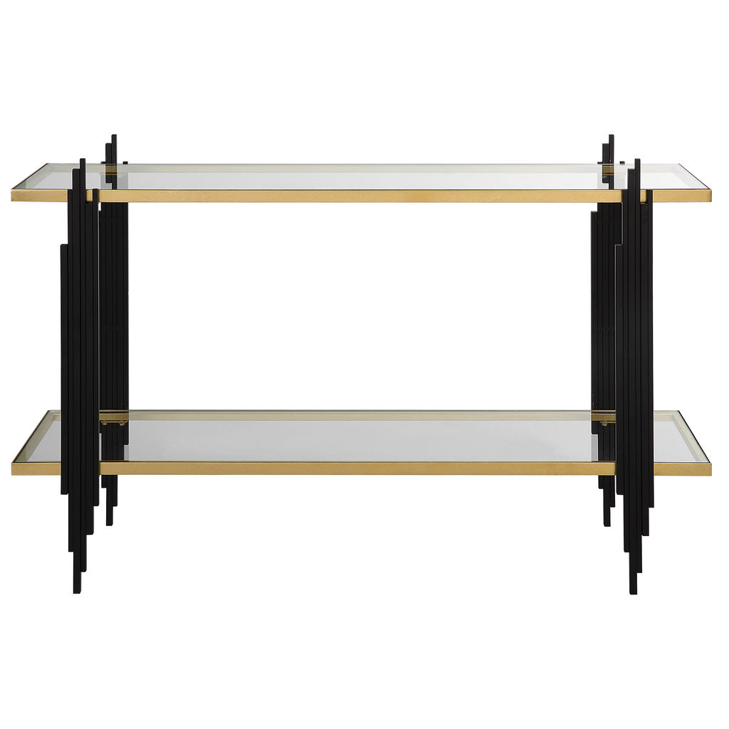 Preview image for Tempered Glass Console Table