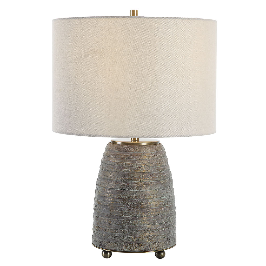 Gorda Bronze Ceramic Table Lamp