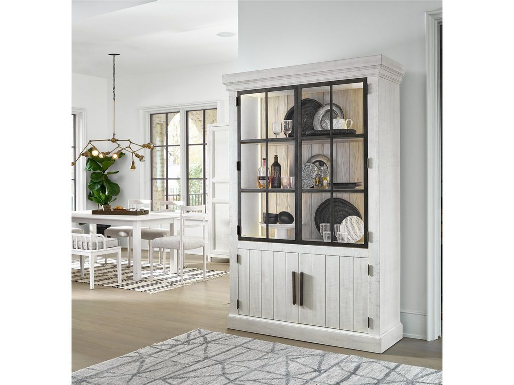 Dining Display Cabinet, Rustic Oak