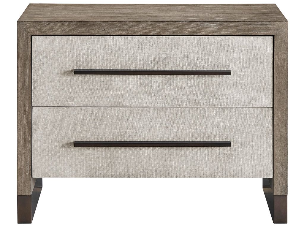 Erinn V X Universal Vista Nightstand, Weathered Oak