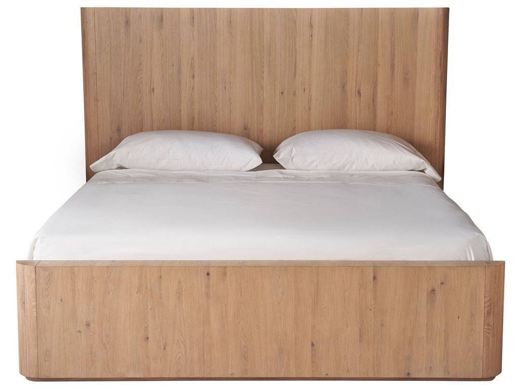 Walker Panel Bed King, Natural Oak