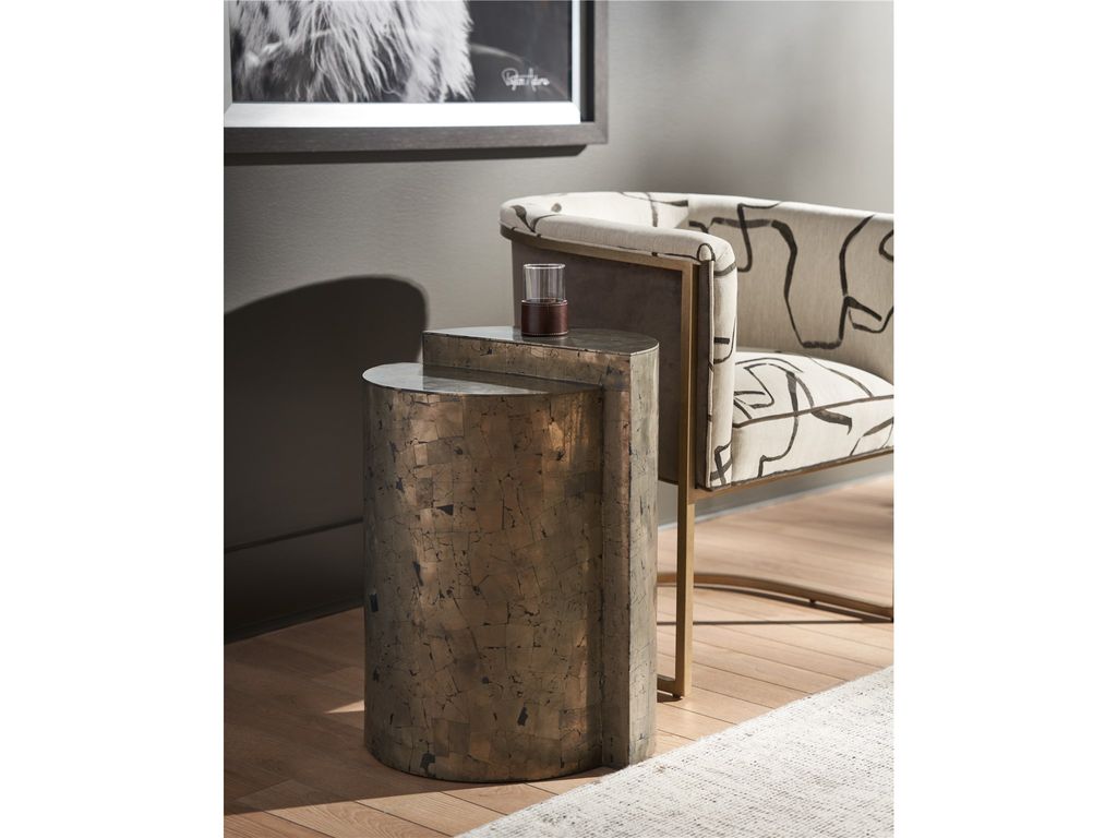Cosmo End Table, Pyrite