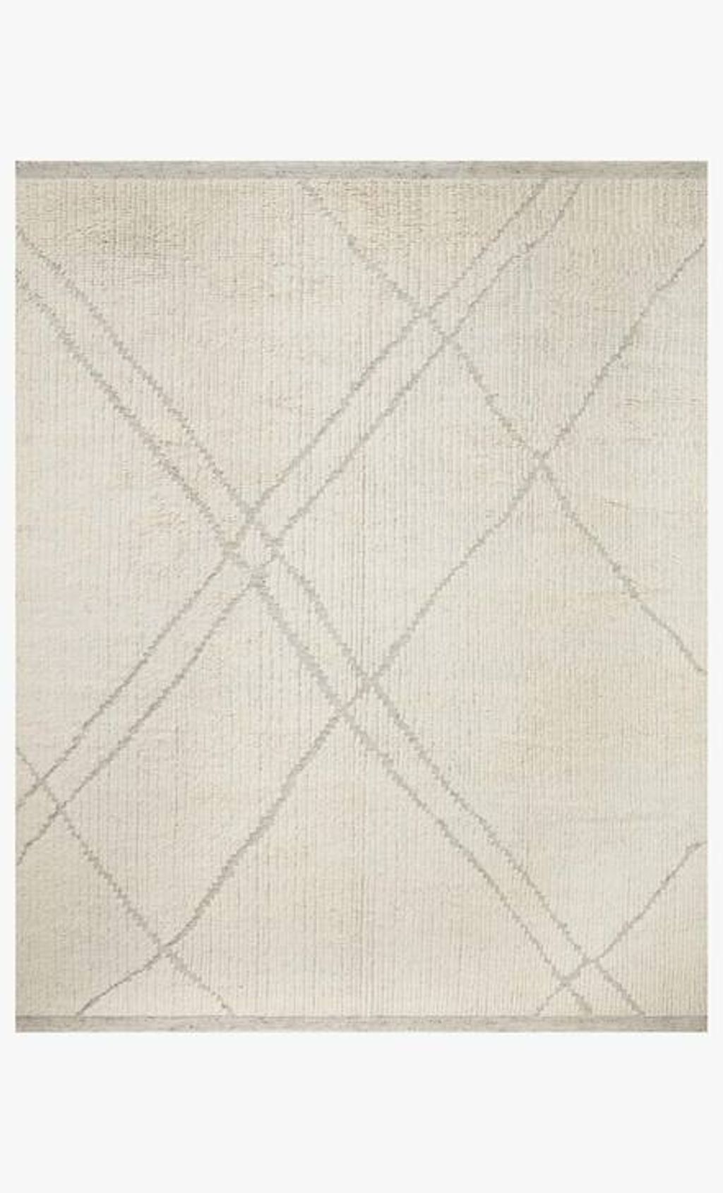 Preview image for Minimalist Al Ivory Silver, 10'-0" X 14'-0"