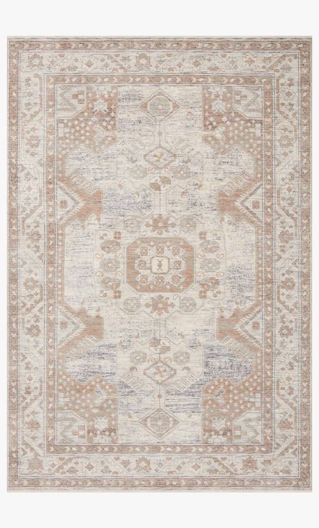 Preview image for Ivory & Taupe Rug, 2'7" X 10'0"