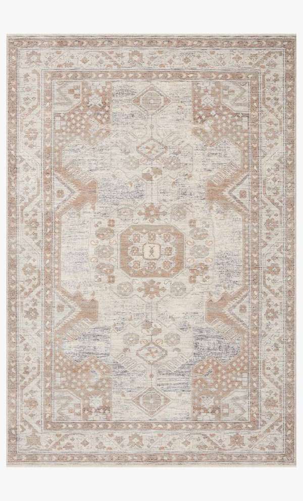 Ivory & Taupe Rug, 2'7" X 10'0"