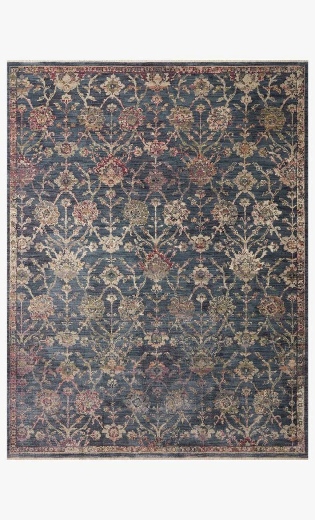 Gia-05 Navy Multi, 2'7" X 8'
