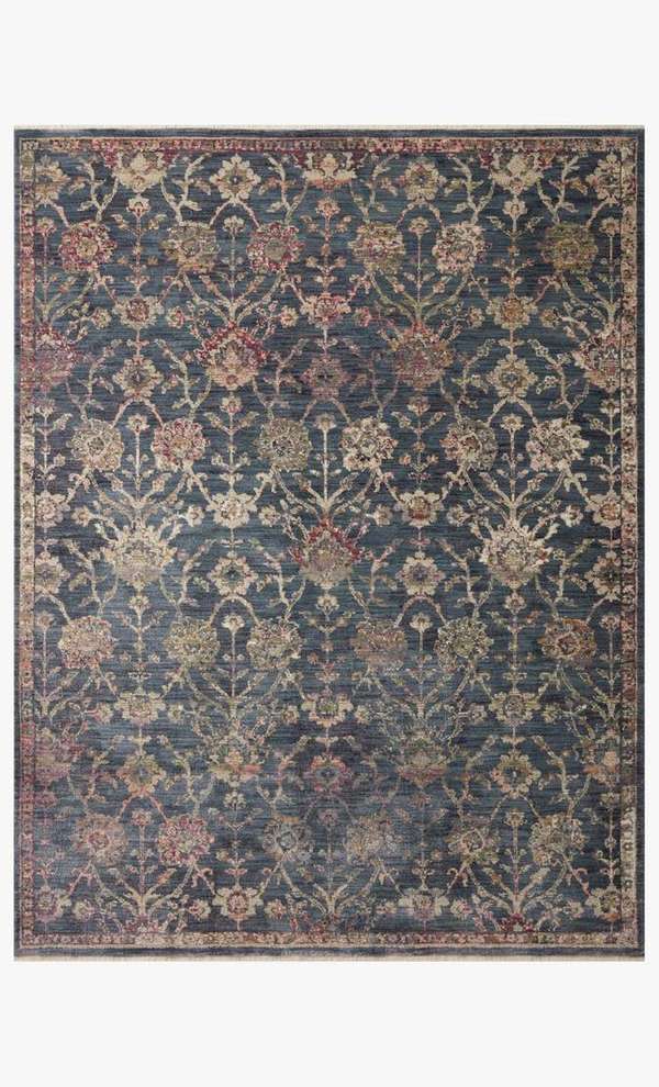 Gia-05 Navy Multi, 2'7" X 8'