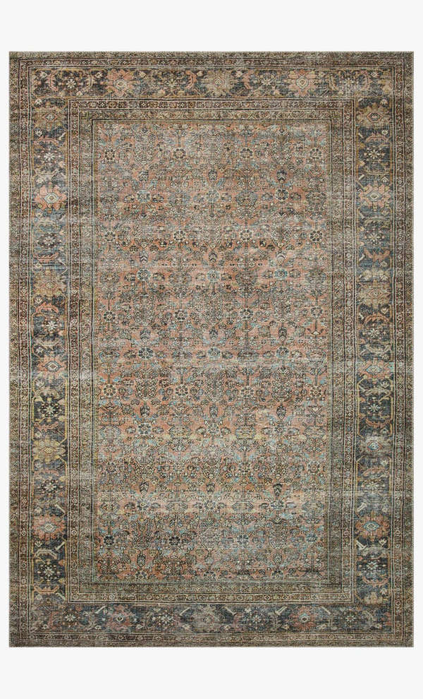 Adr-03 Terracotta / Multi 2'6" X 9'6", Power Loomed