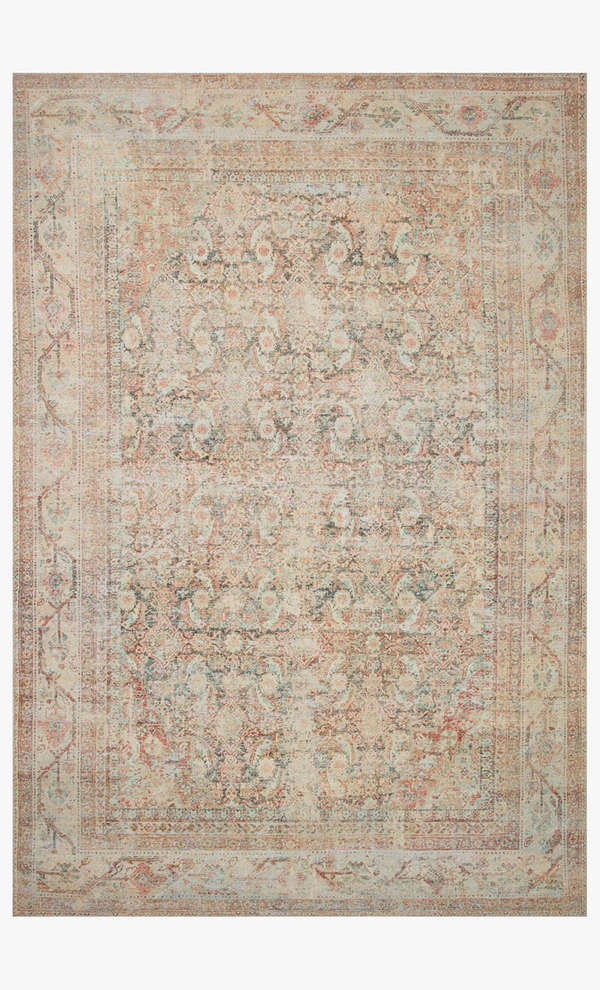 Adr-01 Natural / Apricot 8'-6" X 11'-6", Power Loomed