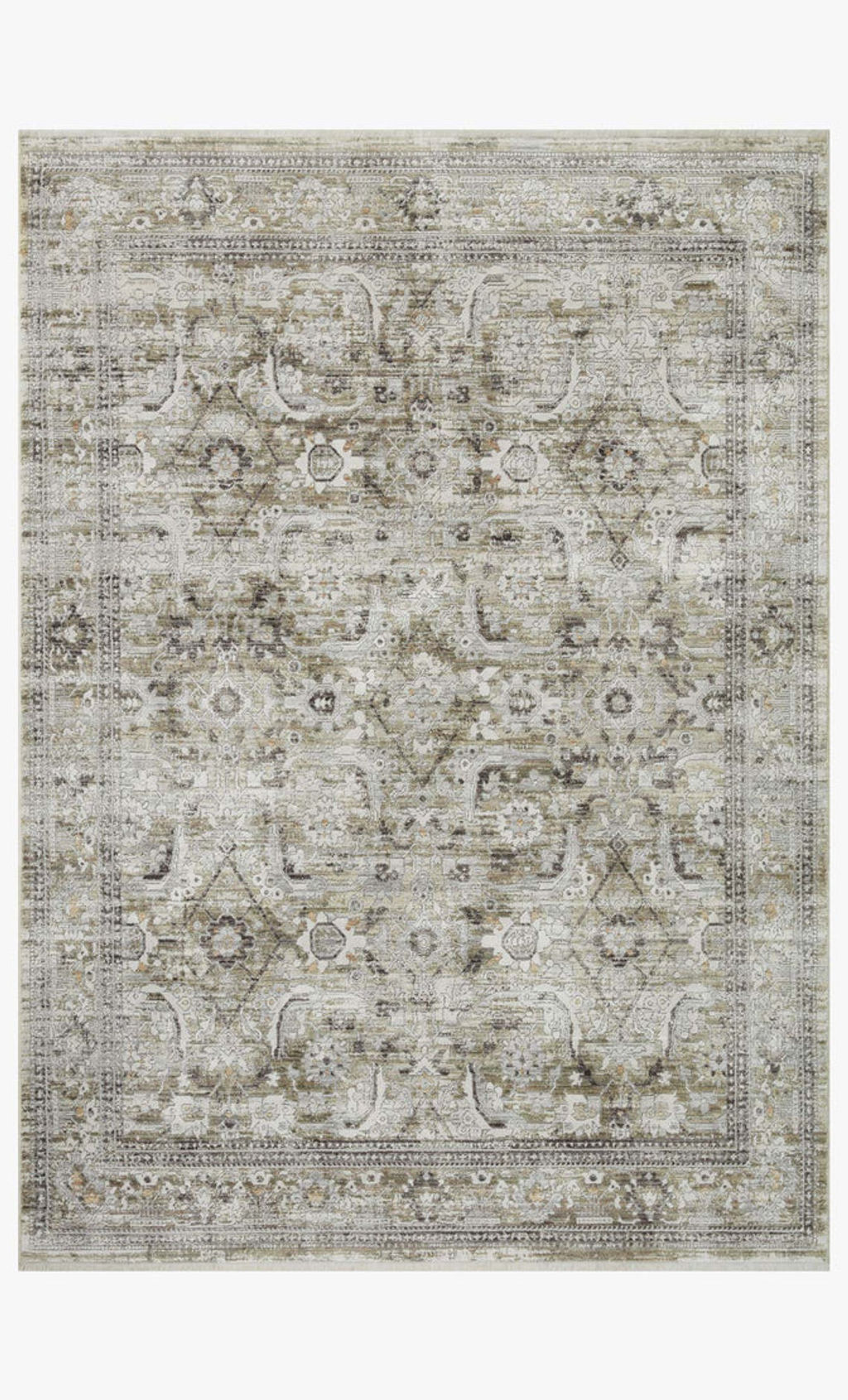 Bny-02 Moss / Stone 7'10" X 10'2", Power Loomed