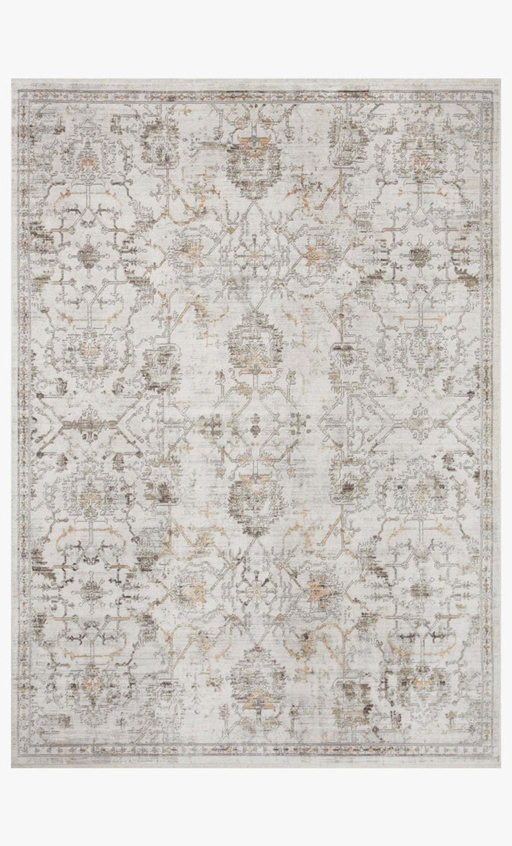 Bny-03 Ivory / Dove 7'10" X 10'2"