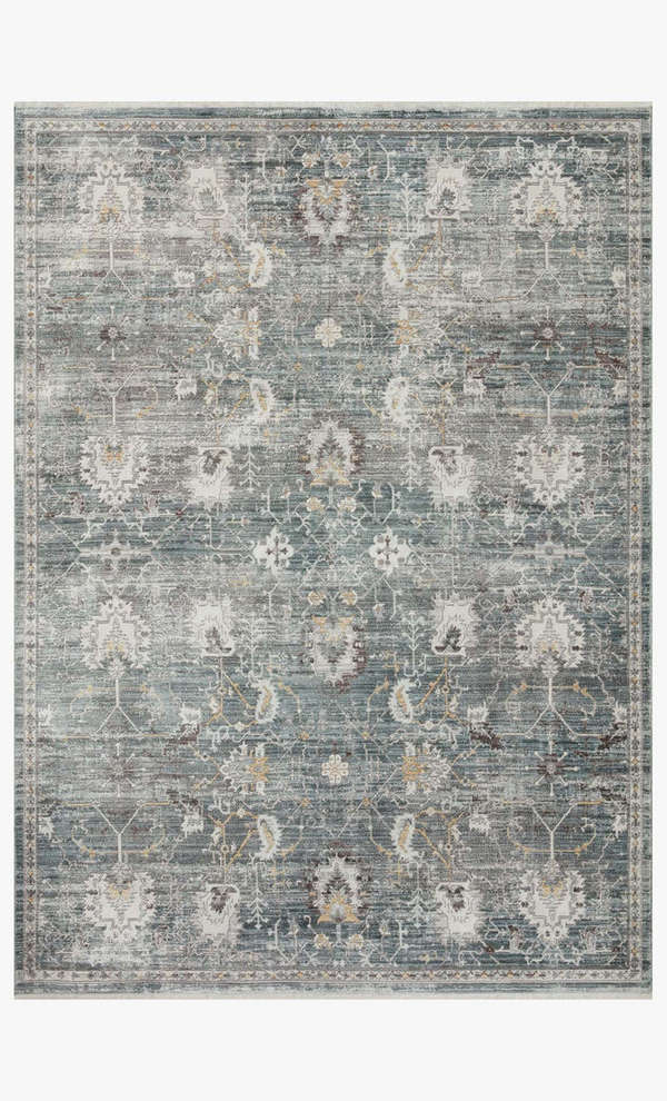 Claire-Lagoon / Ivory 7'10" X 10'2"