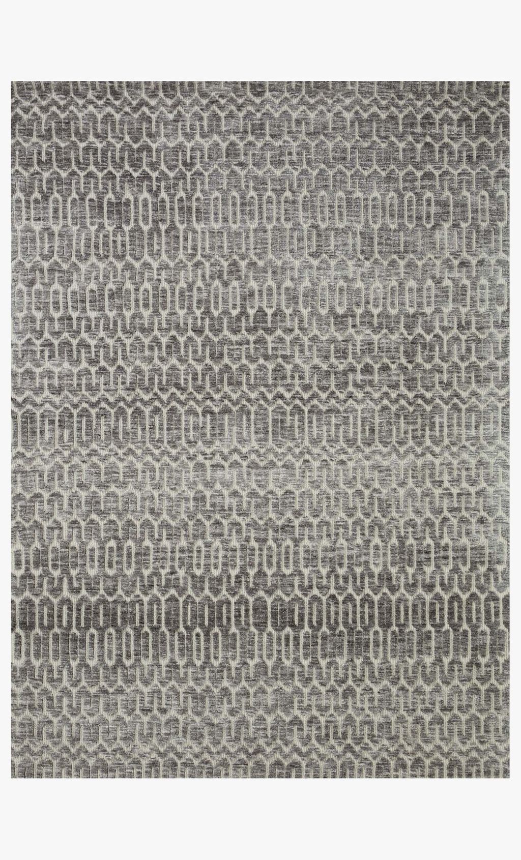 Ned-03 Ivory / Charcoal, 7'9" X 9'9"