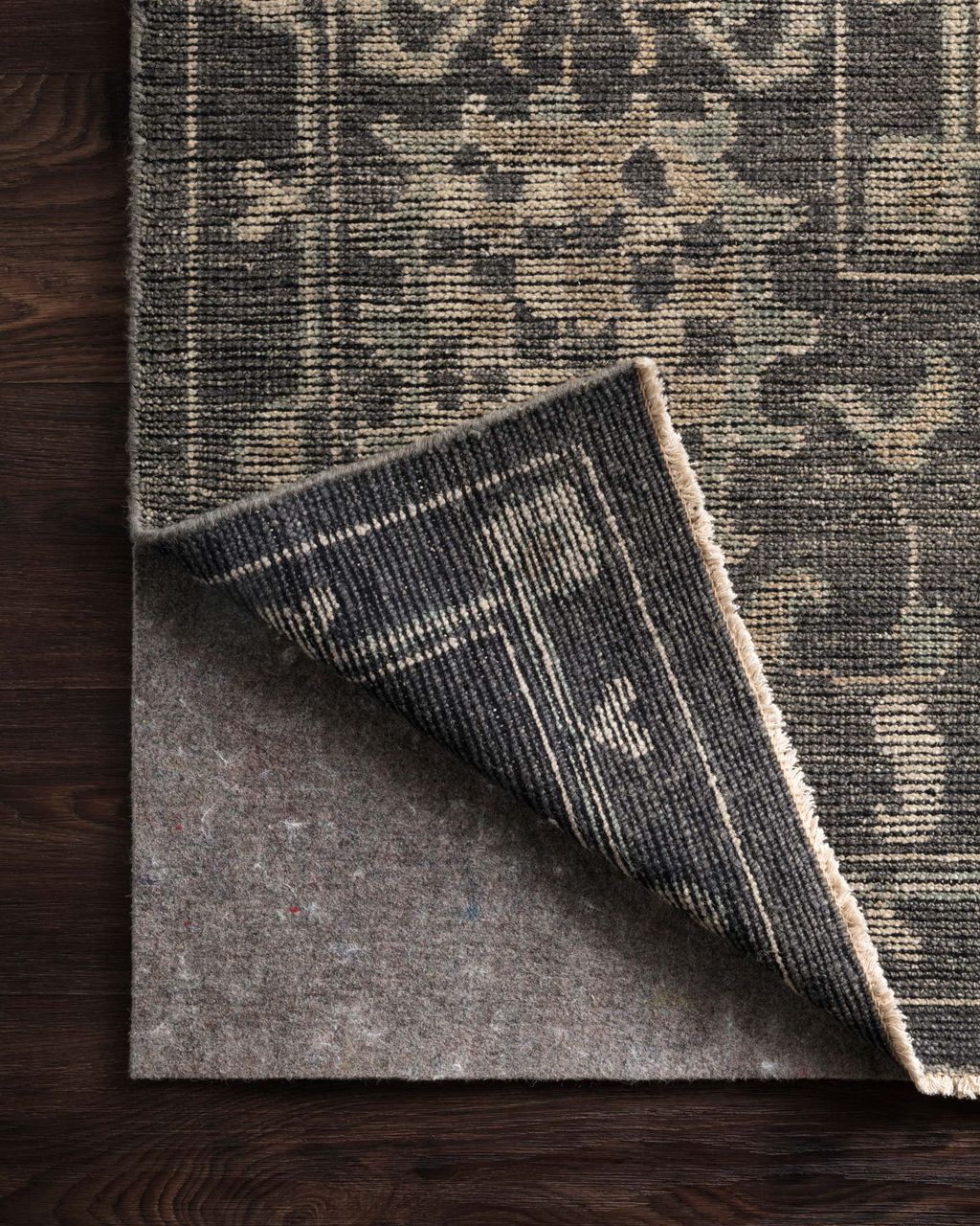 Dual Grip Felted Rug Pad Grey (9' X 12')