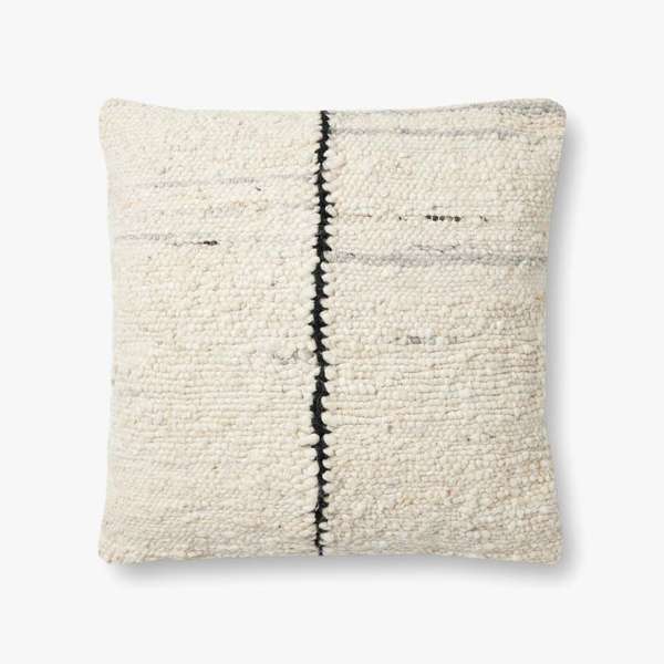 Carla Pal0030 Ivory / Black, Poly-Filled