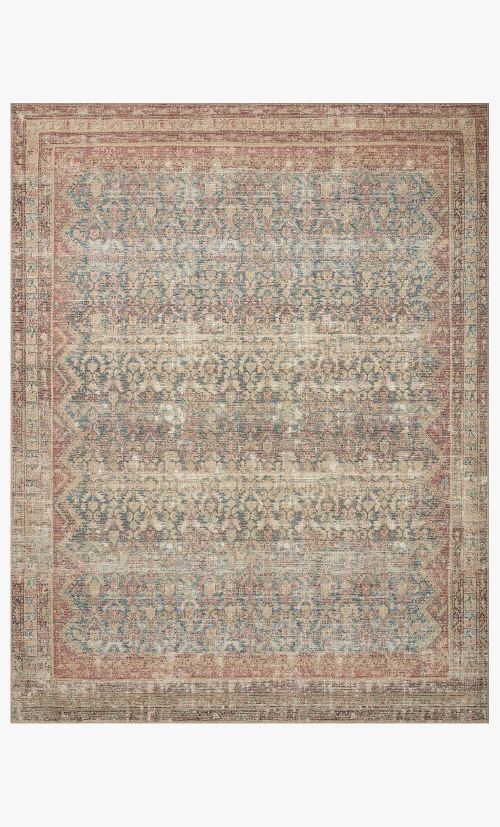 Aub-03 Ar Ocean / Spice, 10' X 14'