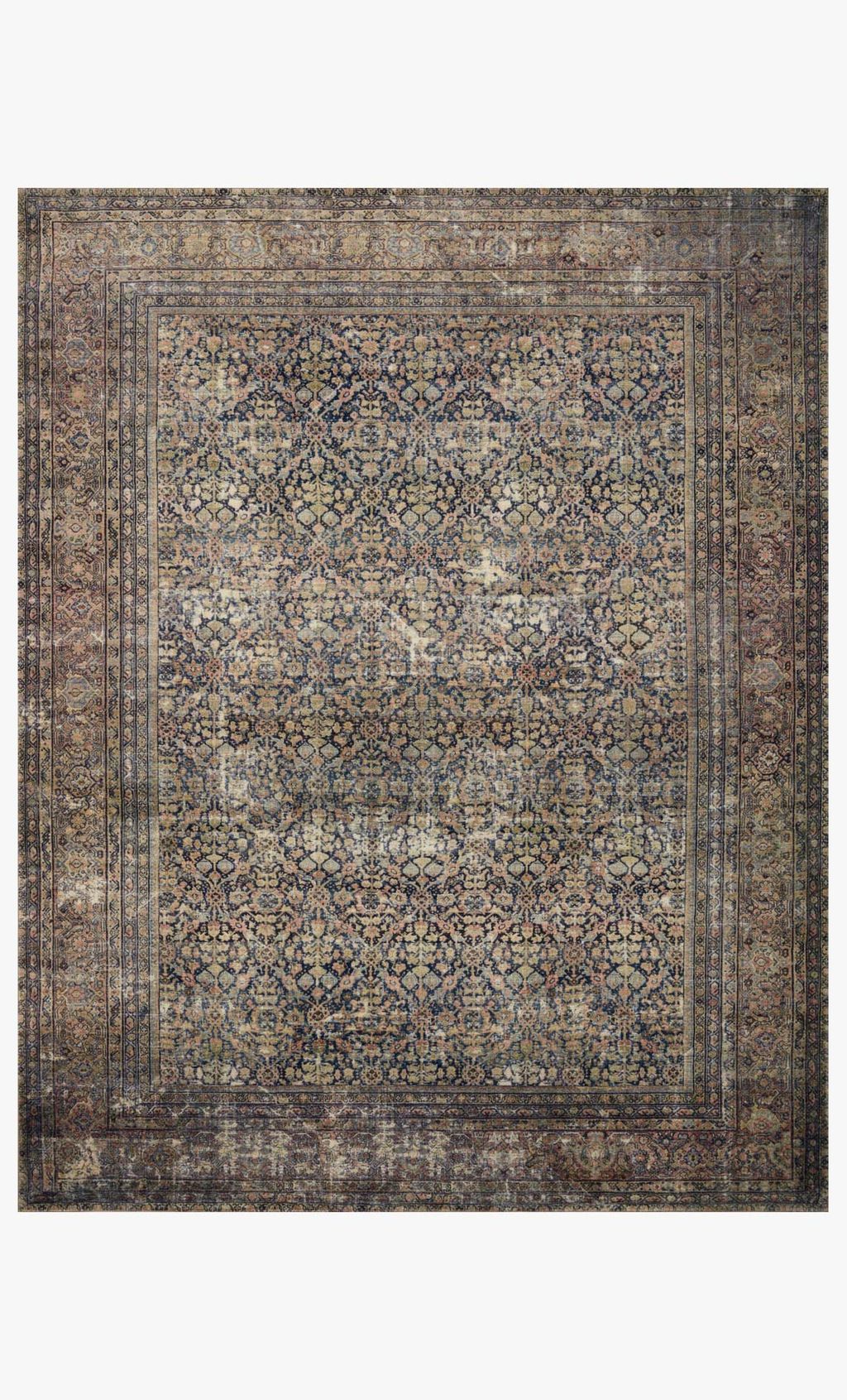 Mog-03 Al Denim / Multi, 7'3" X 9'3"