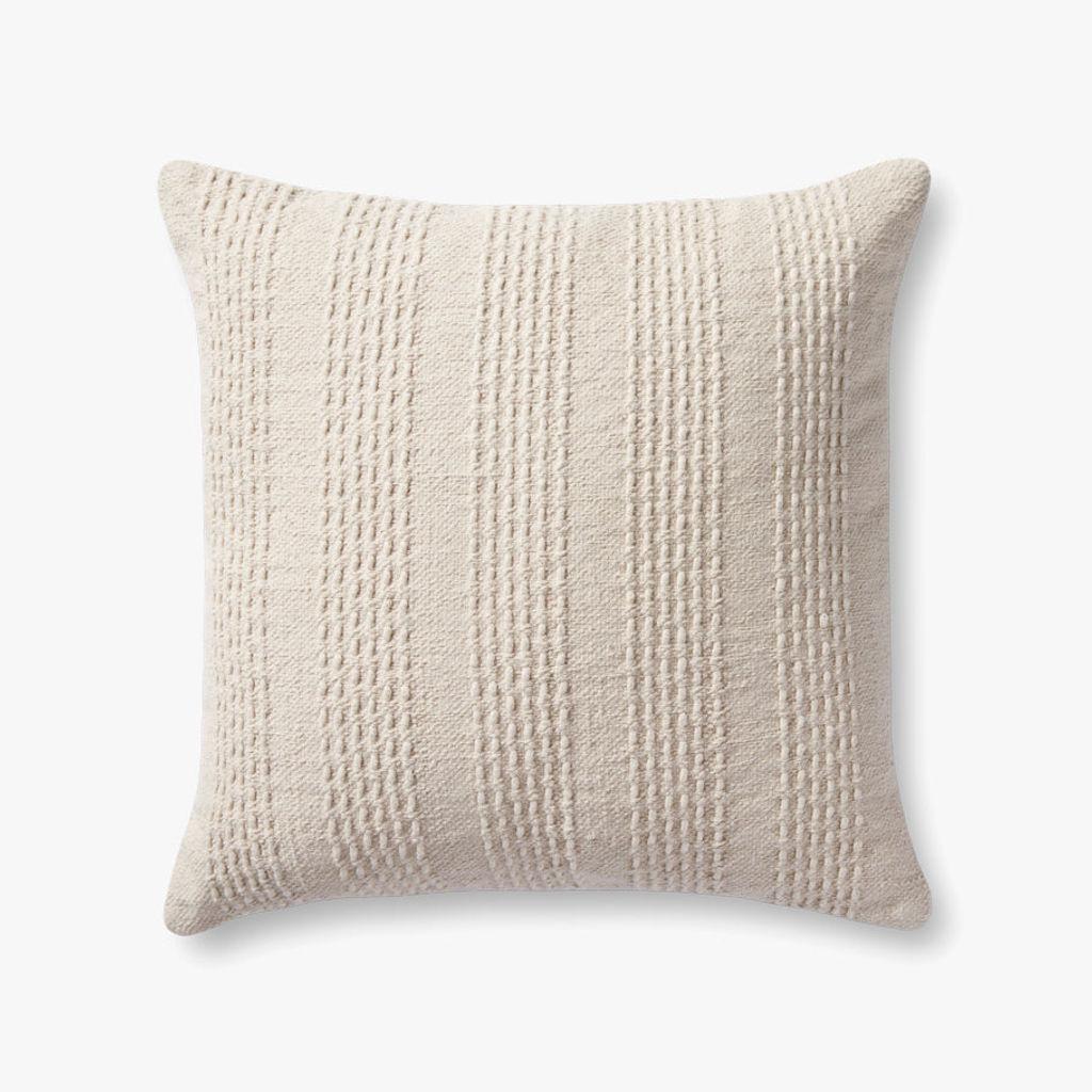 Cameron Pmh0036 Ivory 22'' X 22", Poly-Filled
