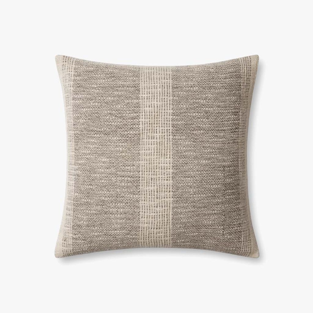Par0005 Charcoal / Ivory 18'' X 18", Poly-Filled