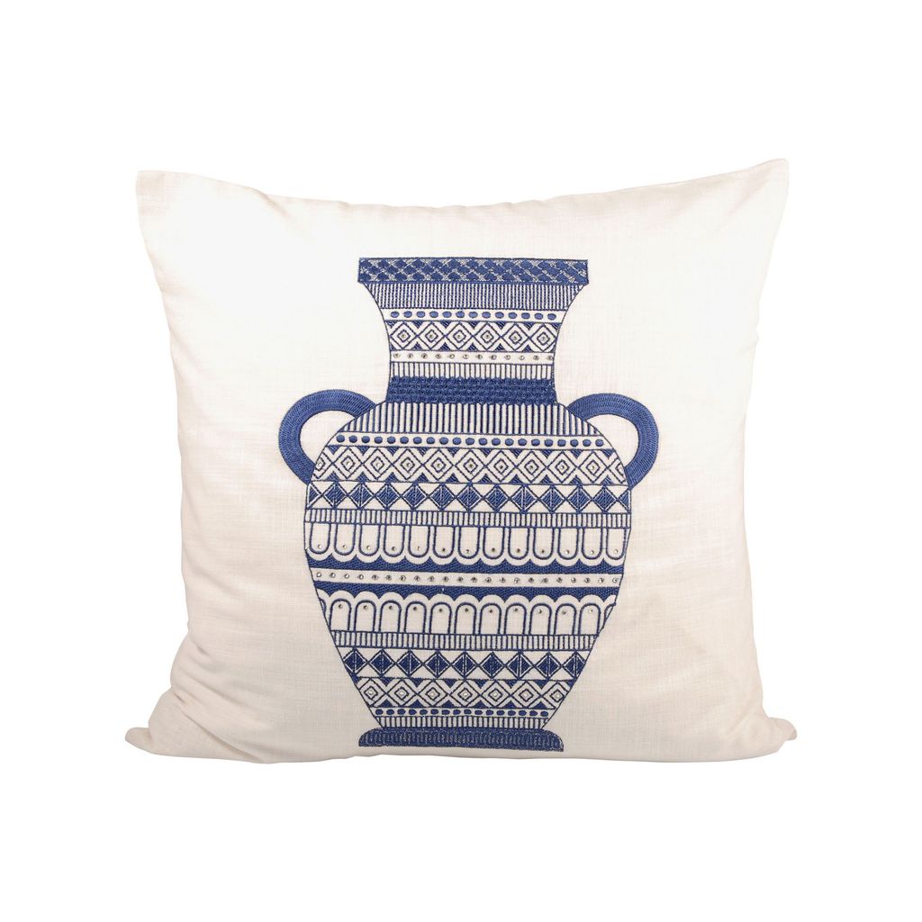 Classique Vase 20X20 Pillow - Cream
