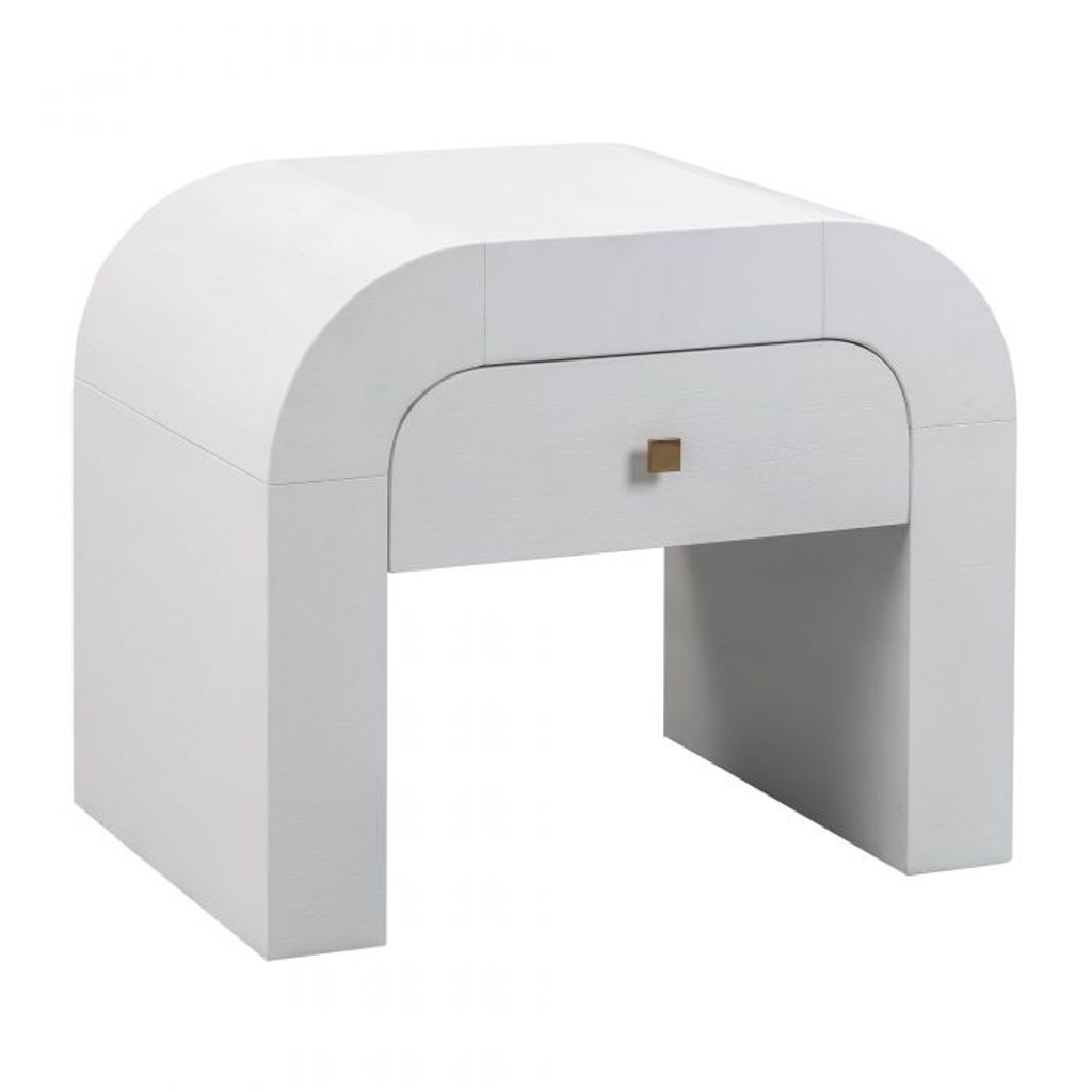 Hump White Nightstand