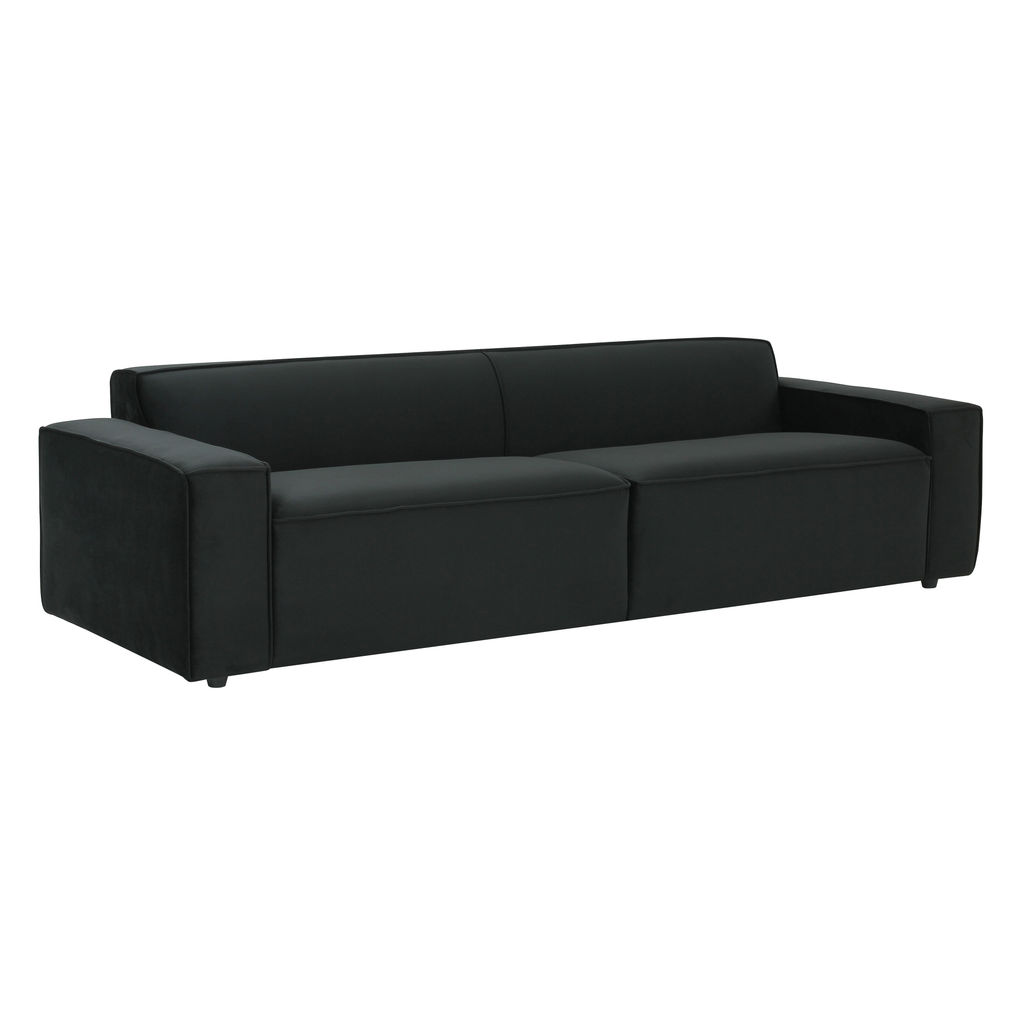 Preview image for Olafur Black Velvet Sofa