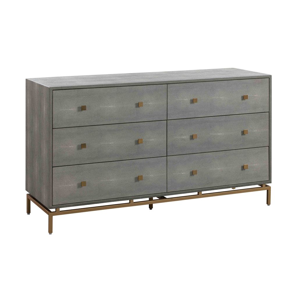 Preview image for Pesce Shagreen 6 Drawer Dresser