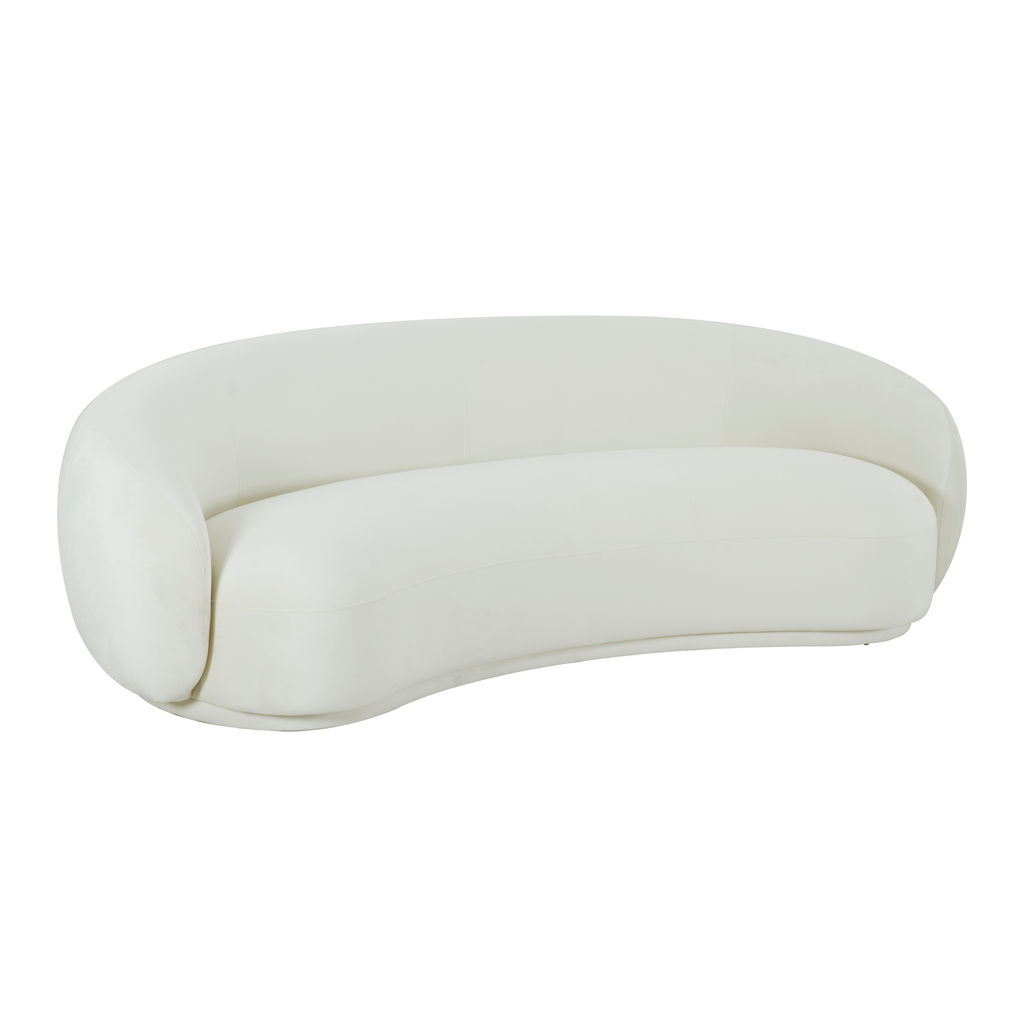 Preview image for Kendall Cream Velvet Sofa