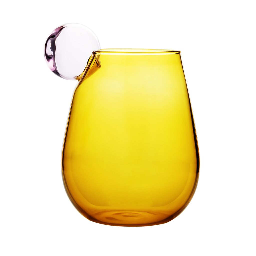 Boule Amber Water Glass - Set Of 4
