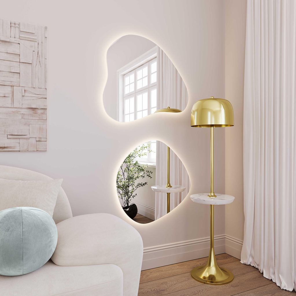 Phoebe Led Teardrop Wall Mirror