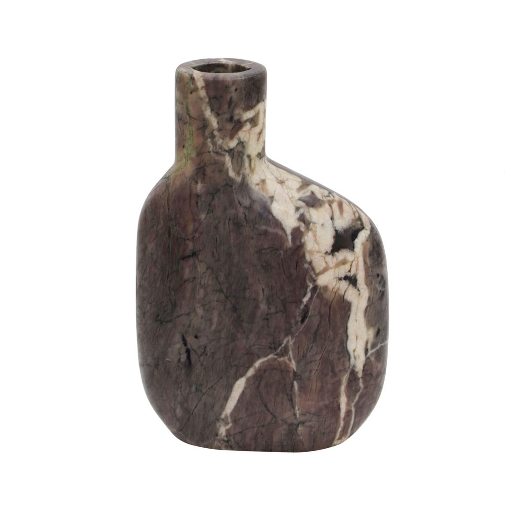 Preview image for Pika Grey Marble Vase - Medium