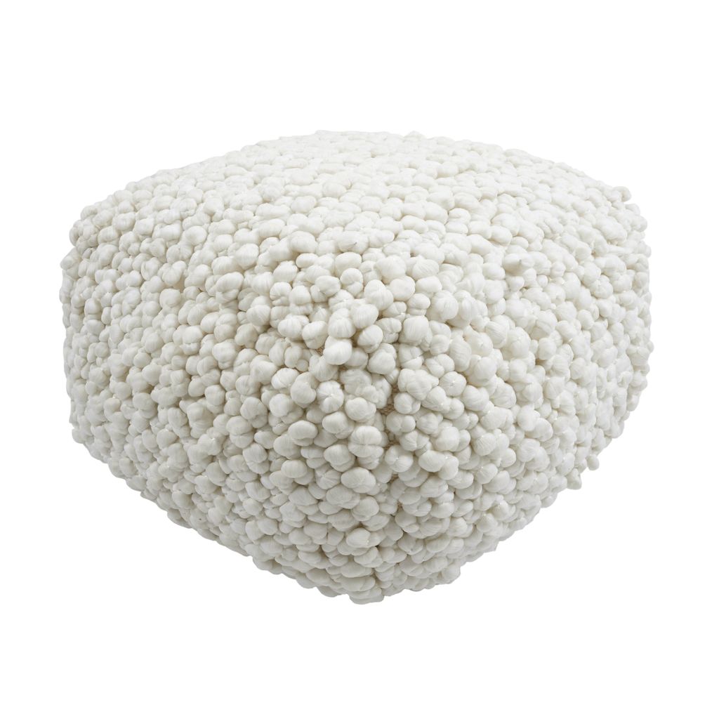 Chunky Woven Pouf
