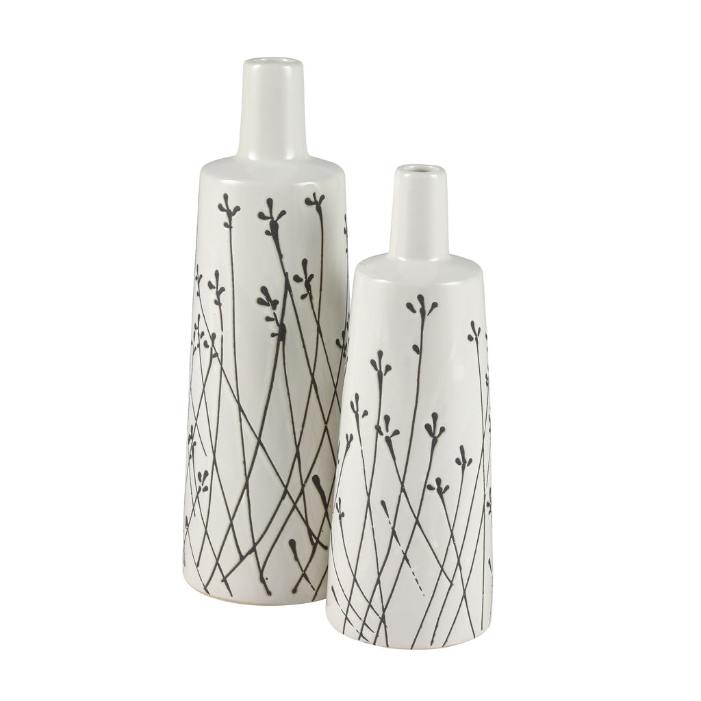 Melton Vase - Small White