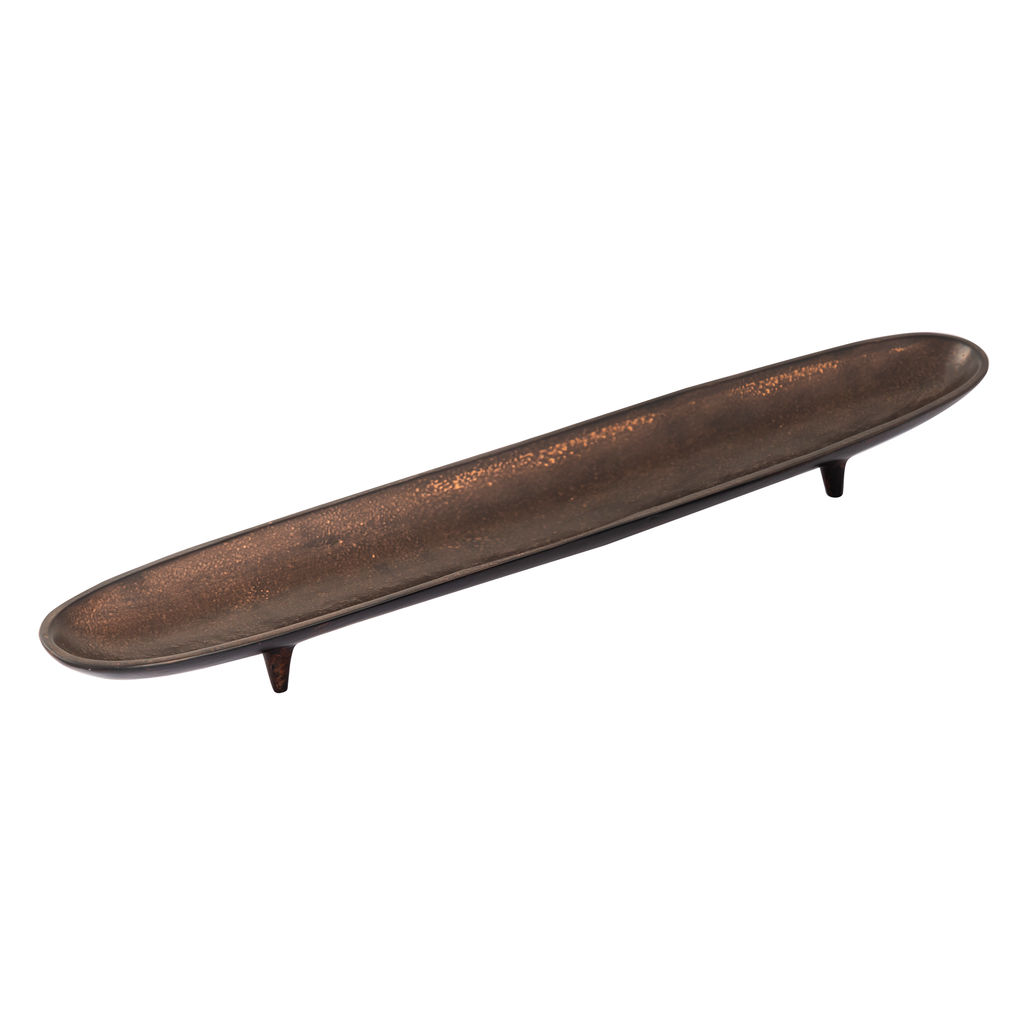 Bosco Tray - Set Of 3 Nickel, Brass, And Bronze