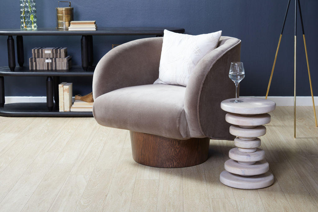 Strata Drink Table - White