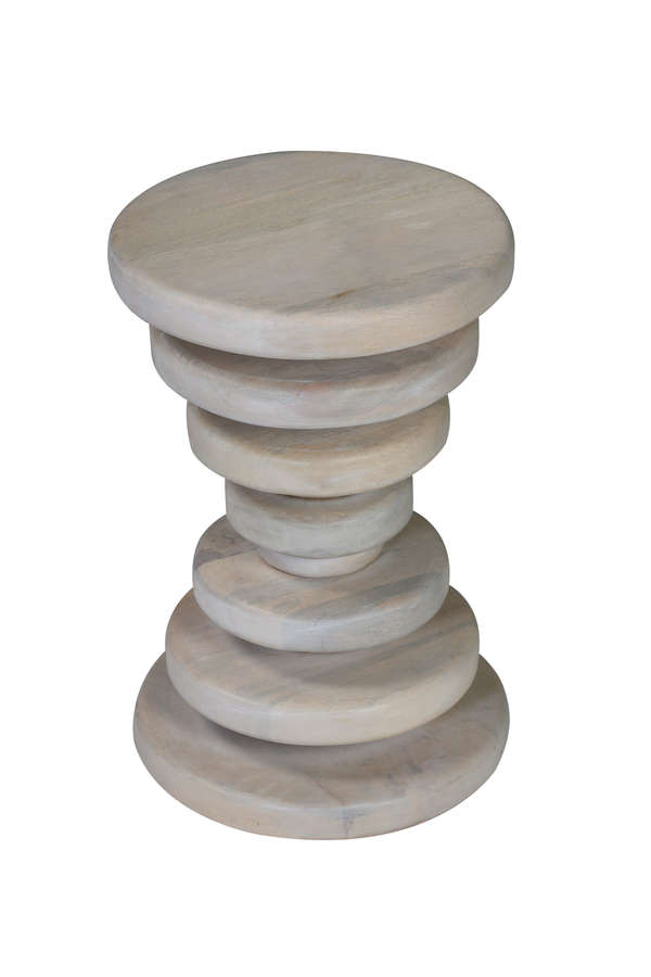 Strata Drink Table - White
