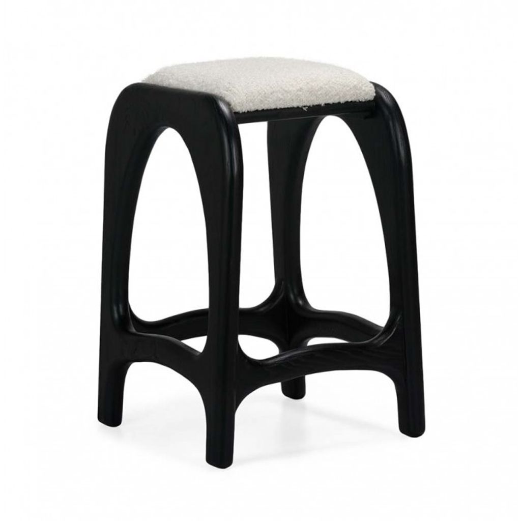 Luna Counter Stool 26" - Charcoal